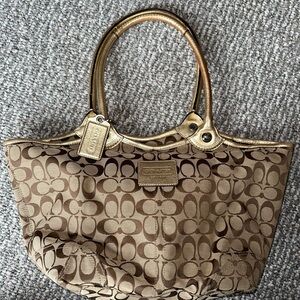 Coach Brown Tote Bag